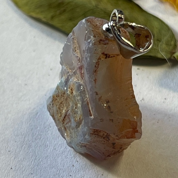 Natural Raw Opal Pendant Original Mine Opal Pendant Crystal Gemstone - Picture 7 of 8